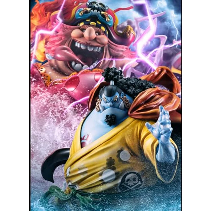 Megahouse One Piece Portrait Of Pirates SA-MAXIMUM PVC Statue Knight of the Sea Jinbe, 25 cm, Limited Reprint – Bild 9