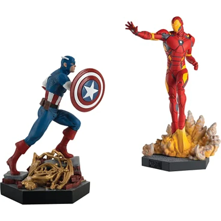 Hero Collector EAGLEMOSS MVSEN001 Marvel Iron Man Battle Pose Figur, Maßstab 1:16, bunt, offizielles Lizenzprodukt – Bild 2