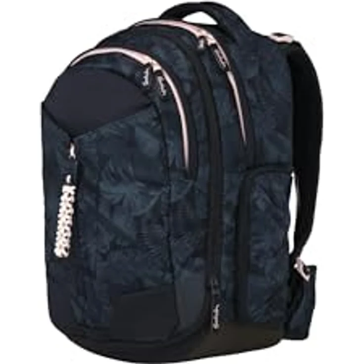Satch Schulranzen MATCH Midnight Jungle, ergonomischer Schulrucksack mit 30 + 5 Litern, 4 Fächern und Your-Size-System – Bild 2