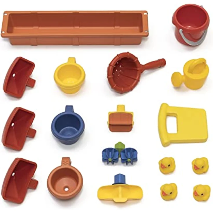 Step2 Pump & Splash Shady Oasis Spielhaus mit Wasser Spielzeug | Kunststoff Patio für Kinder mit Wasserpumpe, Wasserspieltisch & Zubehör | Geeignet für Rollstühle – Bild 3