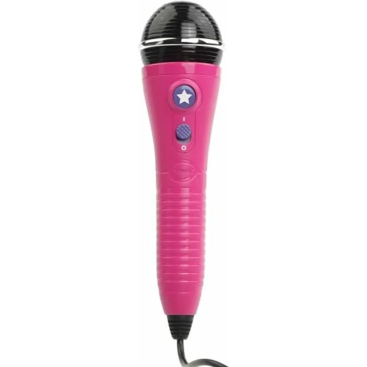 Vtech 80-165822 Kidi Superstar LightShow, interaktive elektronische Karaoke, MP3 Anschluss, Lichteffekte, Stimmen, Recorder, eingebauter Lautsprecher, Spiele, Snacks und Ovuationsgeräusche, Rosa – Bild 5