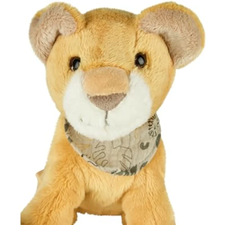 Sterntaler Kuscheltier M LÖWE Leo, weiches Stofftier mit Musselin Halstuch, 18 cm, Pflegeleicht – Bild 5
