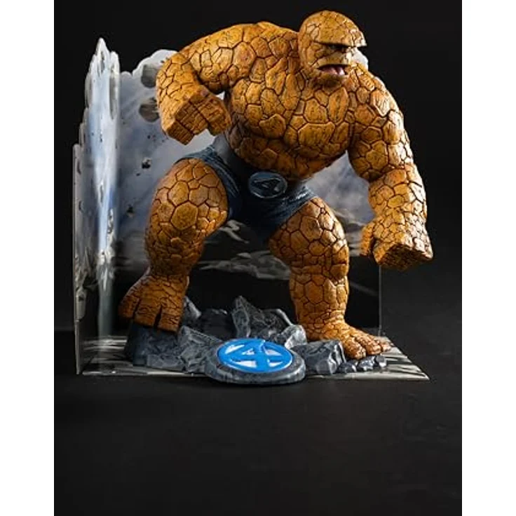 McFarlane Marvel Collection PVC Statue 1/10 The Thing, detailreiche Sammelfigur mit Diorama-Base, 17 cm, #642 – Bild 5