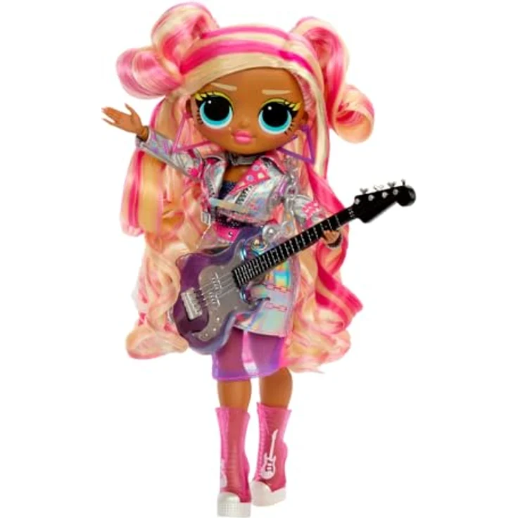 L.O.L. SURPRISE! Anziehpuppe L.O.L. Surprise OMG Eye Spy - Rockstar, mit magischem Farbwechsel und interaktivem Playset – Bild 3