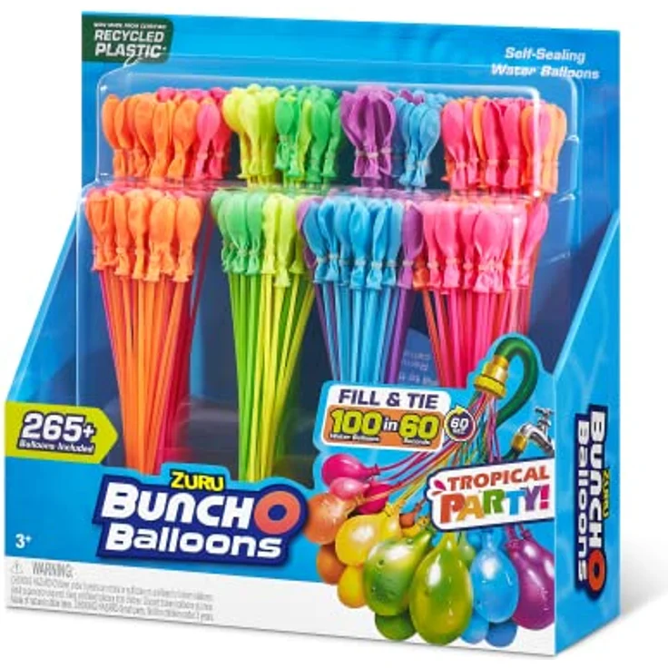 Zuru Bunch O Balloons, Wasserbomben-Set, Mehrfarbig, schnelles Befüllen in unter 60 Sekunden – Bild 2