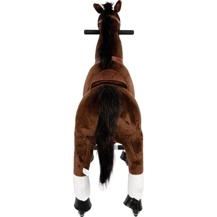 small foot Reitpferd auf Rollen aus Plüsch, Spielpferd zum Reiten, belastbar bis 50 kg, für Kinder ab 5 Jahren, 12462 – Bild 5