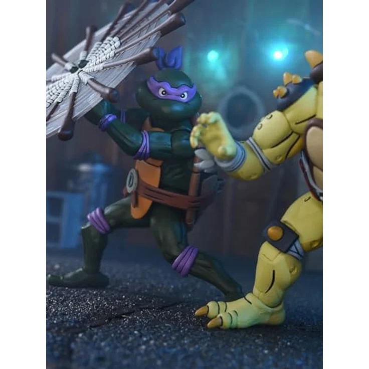 Neca Teenage Mutant Ninja Turtles Ultimate Donatello Actionfigur, 18 cm, mit Zubehör in Fensterbox – Bild 2