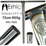 Ethic DTC Tenacity V2 Stunt Scooter Bar HIC/SCS Raw 72cm, Stahl T-Bar unter einem Kilo, raw