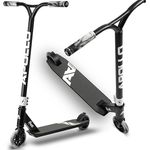 Apollo Stuntscooter Hawk - Freestyle Kickscooter für Kinder und Erwachsene, Kinderroller, Trick Roller für Jungen und Mädchen ab 6 Jahren, Stunt Scooter für Beginner und erfahrene Kids, Stunt Roller, Schwarz