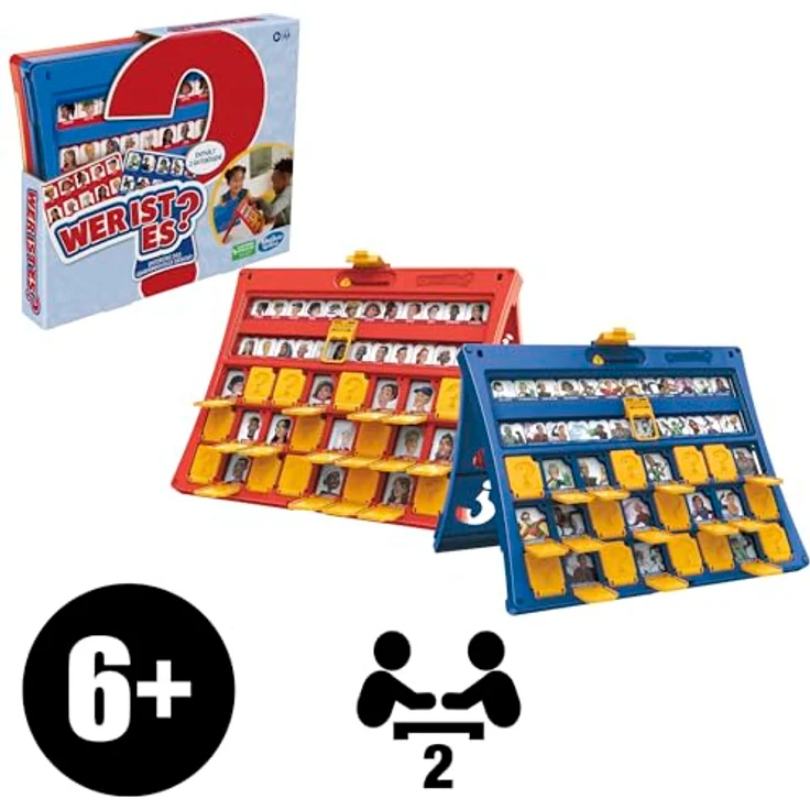 Wer ist es? Ratespiel, Brettspiel für Kinder ab 6 Jahren, für 2 Spieler – Bild 2