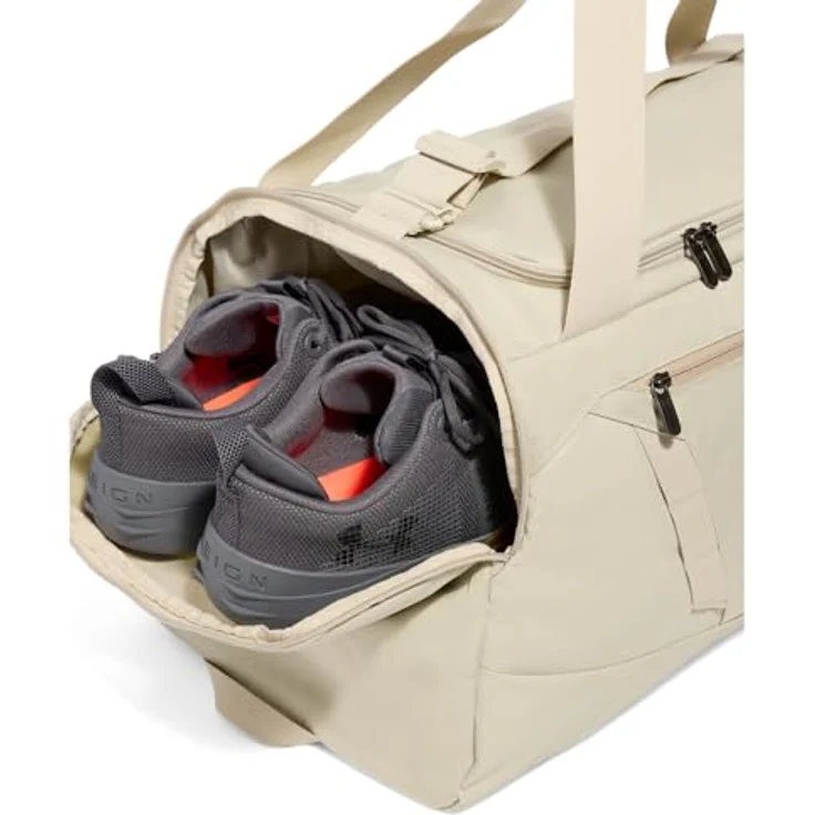Under Armour® Sporttasche UA UNDENIABLE 5.0 DUFFLE MD KHAKI BASE, mit wasserdichtem Finish, belüfteter Tasche für Schmutzwäsche und 58l Volumen – Bild 6