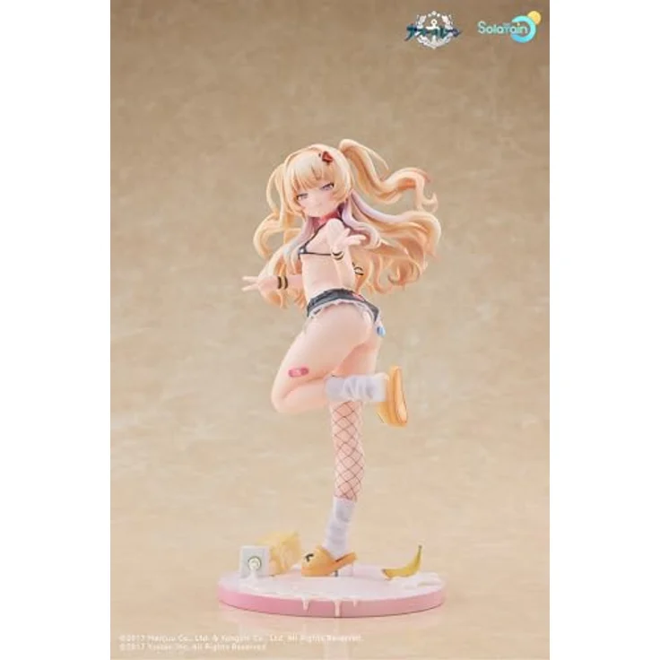 Solarain Azur Lane PVC Statue 1/7 Bache: Anniversary Illustration Ver., 27 cm, detailreiche Sammelfigur mit Base – Bild 5