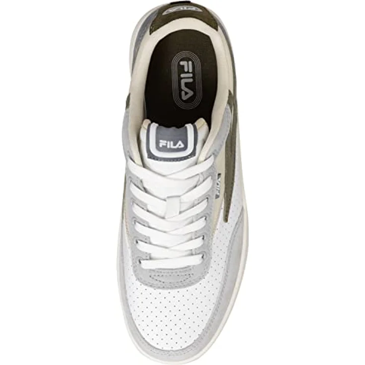 FILA Herren SEVARO S Sneaker, White-Burnt Olive, 44 EU Schmal – Bild 3