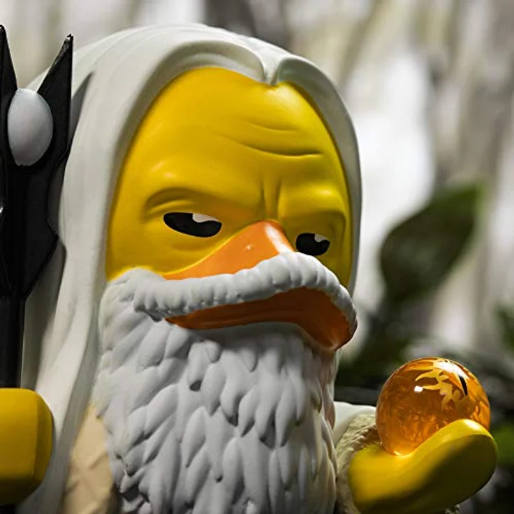 TUBBZ Box-Ausgabe Saruman, Sammler-Vinyl-Gummiente Figur, 9 cm, offizielles Der Herr der Ringe Merchandise – Bild 4