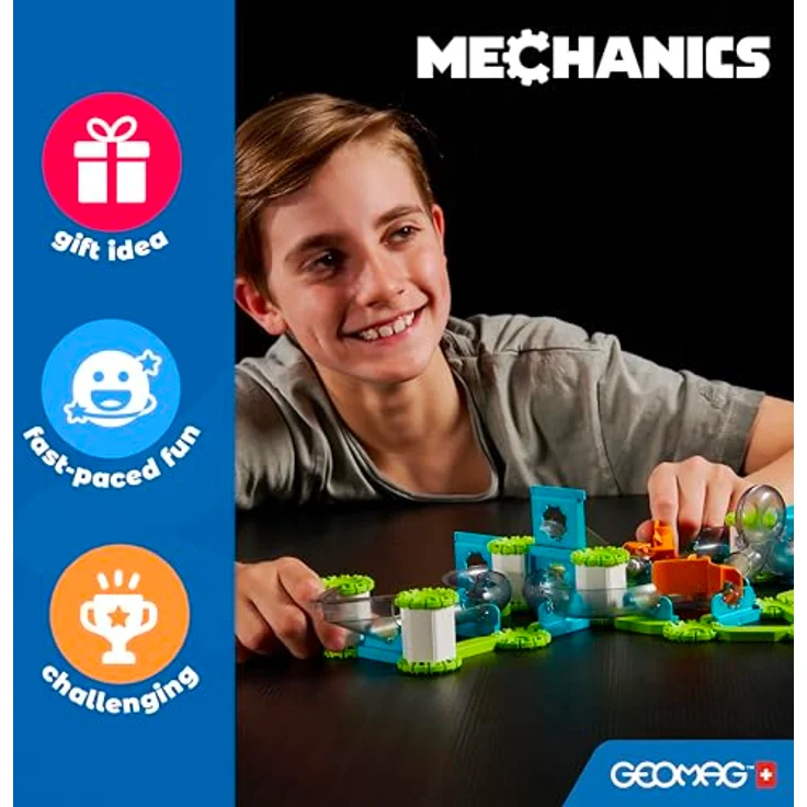 Geomag Mechanics Gravity RE Loops & Turns Neodym-Magnet-Spielzeug 8 Jahr(e) Mehrfarbig Violett Silber - Preisvergleich – Bild 11