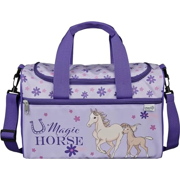 Scooli Sporttasche 35 cm, lila, 100% Polyester, ideale Kindersporttasche – Bild 1