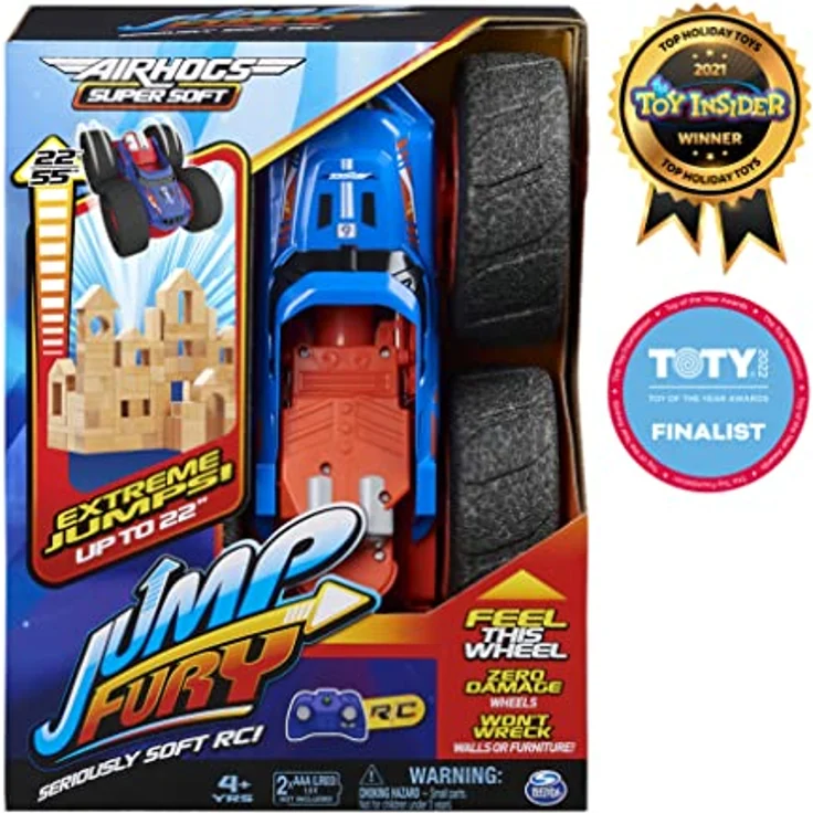 Air Hogs Jump Fury ferngesteuertes Fahrzeug für drinnen springt bis zu 55cm hoch Auto 1:15 4 Jahr(e) – Bild 3