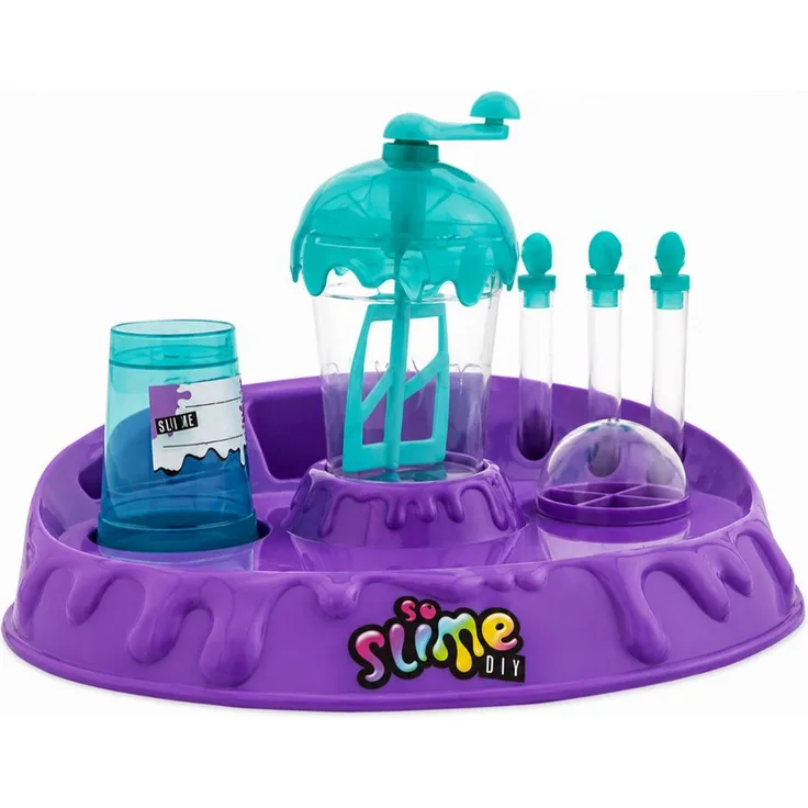R2 Invest Kreativset Slime Set zum Selbermachen, inklusive Mixer und Dekorationen, für Kinder ab 6 Jahren