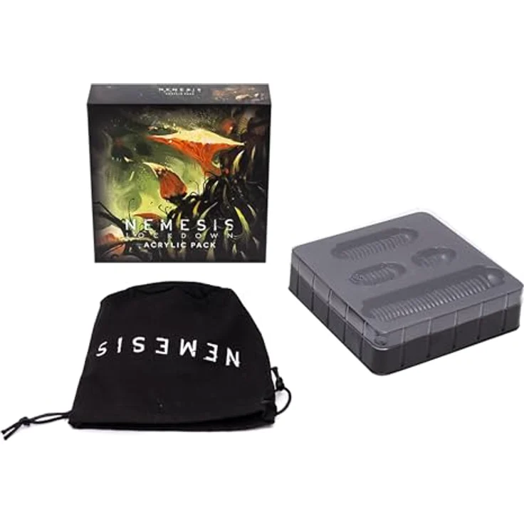 Rebel Awaken Realms Nemesis Lockdown: Deluxe-Acryl-Spielsteine mit hochwertiger Aufbewahrungstasche, Brettspiel-Zubehör, ab 14 Jahren – Bild 2