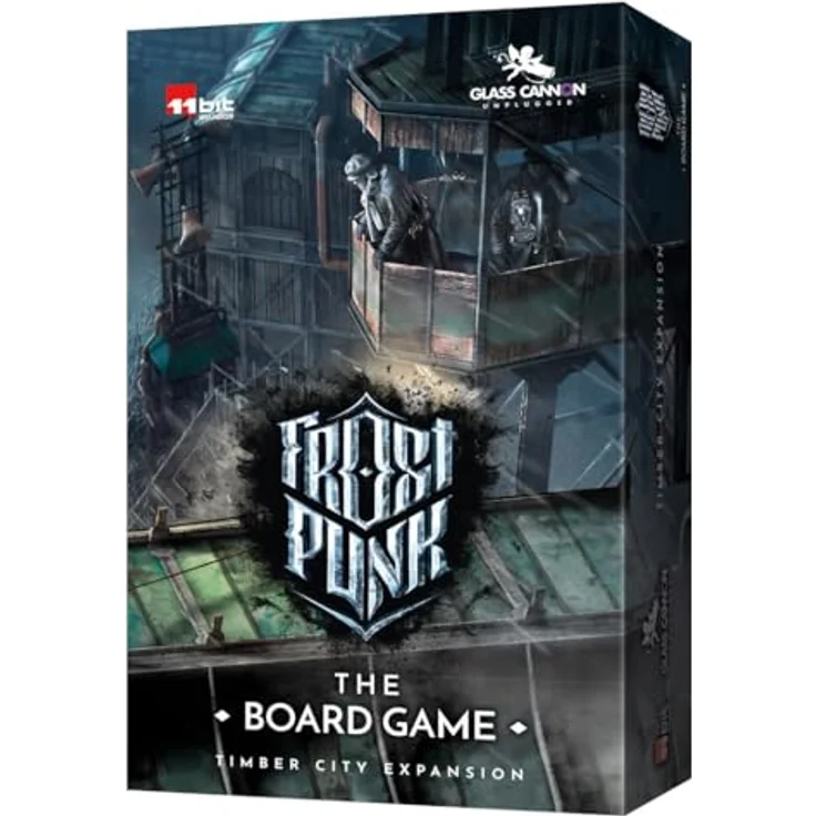 Rebel Glass Cannon Unplugged | Timber City Expansion - Frostpunk: Das Brettspiel | Ästhetische Holzmeeples für 1-4 Spieler | 120-150 Minuten Spieldauer, Englische Version, Alter 16+ – Bild 1