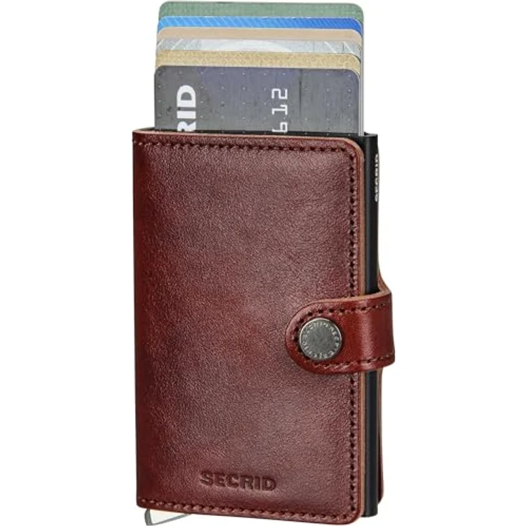 Secrid Geldbörse Premium Miniwallet Basco Brown One Size – Bild 3
