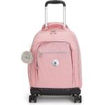 Kipling NEW ZEA, Kinder-Rucksack mit 4 Rollen 360°, Ergonomisch, 50 cm, 26 L, 2.35 kg, Bridal Rose