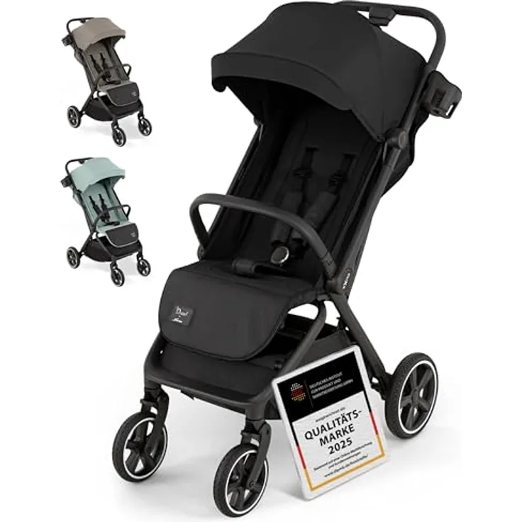 Hartan Kinder-Buggy Clixx, kompakter Buggy mit Regenschutz, Cupholder und großen Rädern