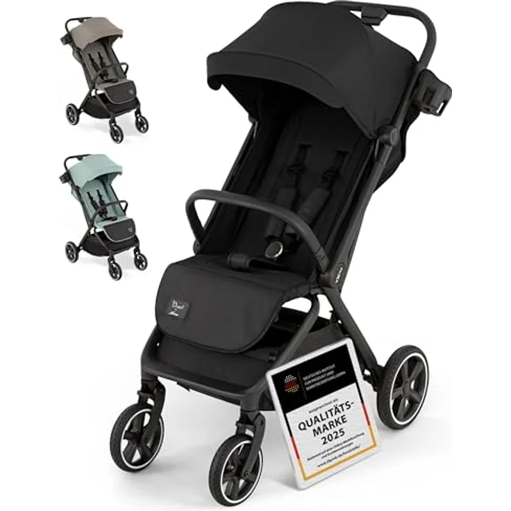 Hartan Kinder-Buggy Clixx, kompakter Buggy mit Regenschutz, Cupholder und großen Rädern – Bild 1