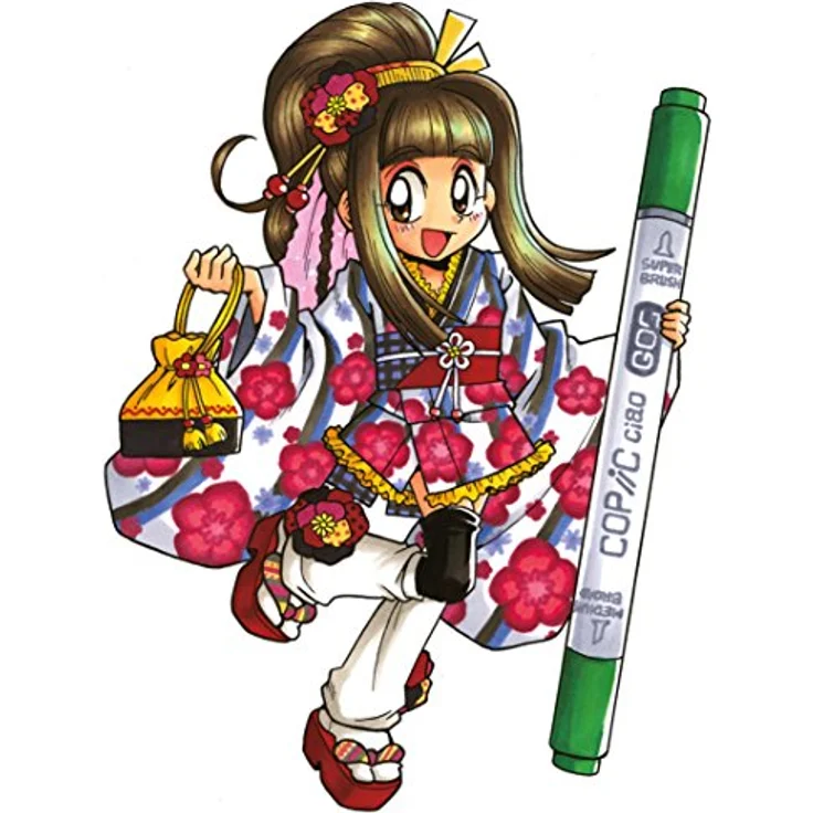 COPIC Ciao Marker 5+1 Set "Manga 3", Vielseitige Allround-Layoutmarker inkl. Multiliner 0,3 mm by Copic, Medium Broad-Spitze und Super Brush-Spitze – Bild 4