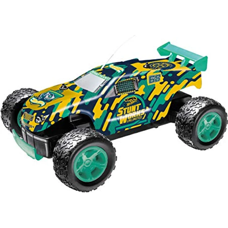 Happy People 63339 Rc - Hot Wheels Rockmonster Auto, Blau, Ferngesteuertes Auto mit erster Qualität – Bild 1