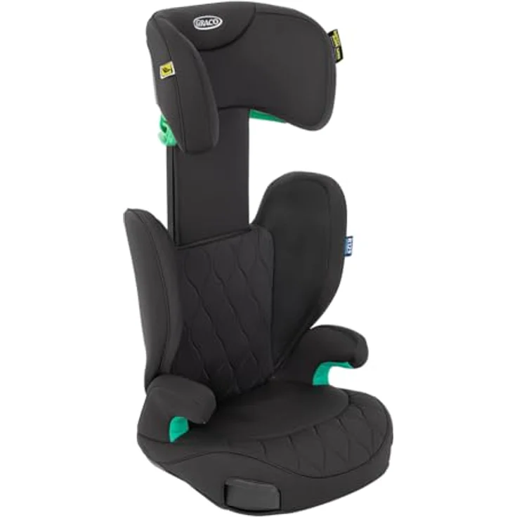 Graco Kindersitz Affix i-Size R129 - 3,5-12 Jahre, 4,2 kg, Isofix, Getränkehalter - Midnight – Bild 5
