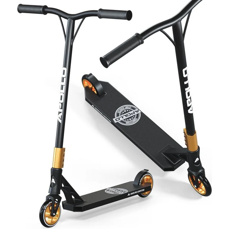 Apollo Stuntscooter Stunt Scooter Genesis Pro X Competition - High End Roller, Freestyle Tricks, PU-Wheels mit Alu Core, ABEC 9 Kugellager, 360° T-Lenker, verschiedene Farben – Bild 1