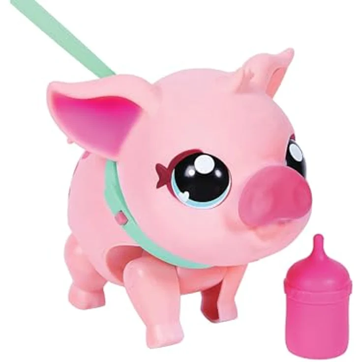Giochi Preziosi Live - Mein kleines Schwein, interaktives Tier, das läuft, Tanzt und Essen (Famosa LPW0000), LPW00000, Bunt – Bild 4