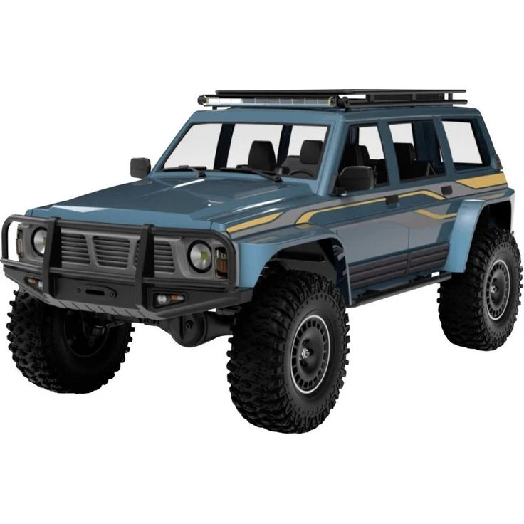Absima CR4.4 Patrol Brushed, 1:10 Elektro Crawler mit 10-Kanal Fernsteuerung, Trail Turn Funktion und wasserdichtem Fahrtenregler