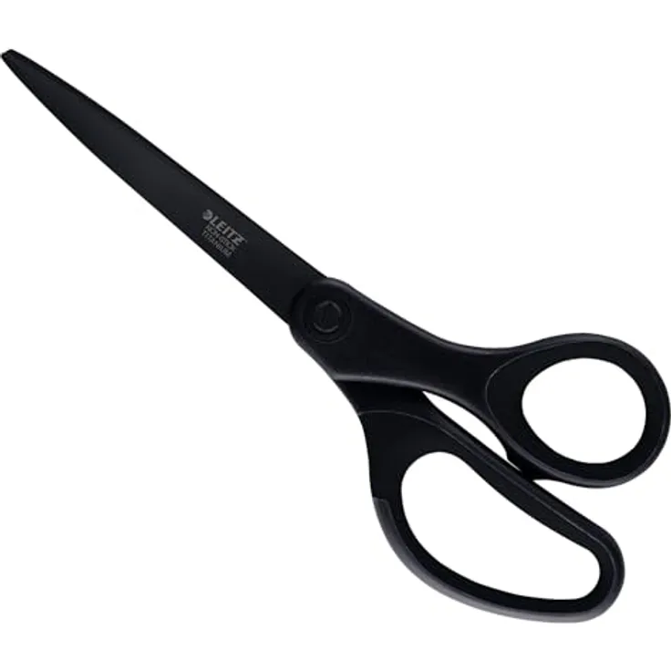 LEITZ 5420-60-95 Bastelschere, Titan Anti-Haft, spitz, 205 mm, schwarz