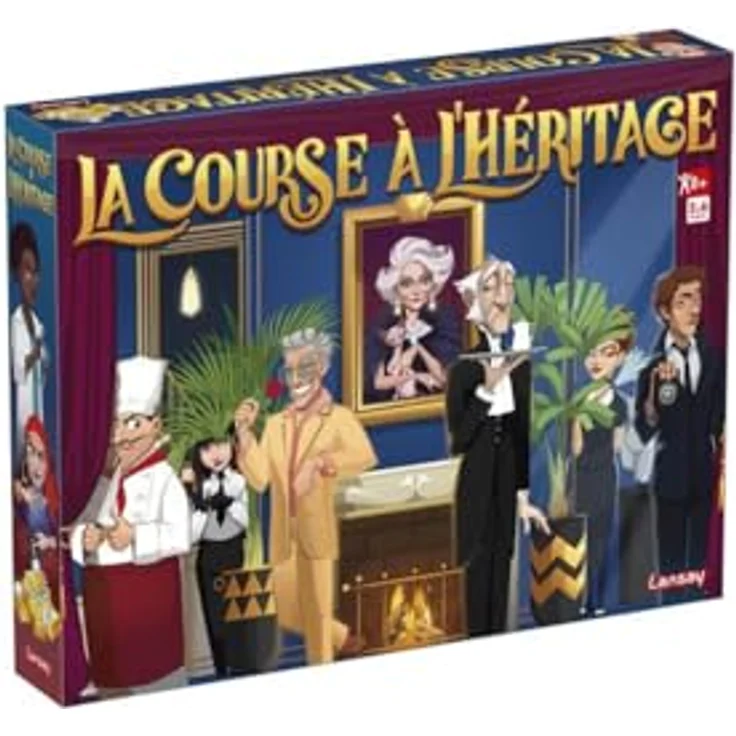 Lansay La Course à l'Heritage, Gesellschaftsspiel mit 3D-Brett für 2 bis 6 Spieler, ab 8 Jahren, Strategie zwischen Freunden und Familie – Bild 1