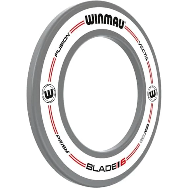 Winmau Catchring Pro-Line 4449, Auffangring für Dartspiele, weiß, Durchmesser 68 cm, Wand- und Bodenschutz – Bild 2