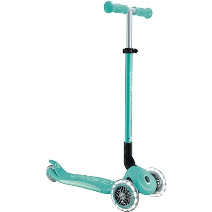 Globber Primo Foldable Plus Light - 3 Wheels Scooter, Dunkelmint-Mint – Bild 1