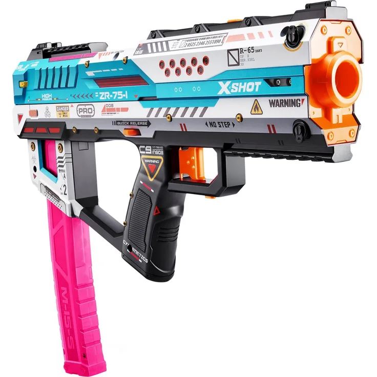 Xshot Fury-X Pro Blaster, leistungsstarker Dart-Blaster mit 20-Dart-Magazin und Reichweite von bis zu 43 Metern