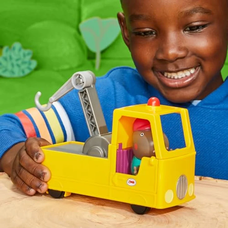 Hasbro Peppa Pig Opa Kläffs Abschleppwagen, Spielzeug-LKW mit Fahrerfigur und beweglichem Abschlepphaken, geeignet für Kinder ab 3 Jahren – Bild 5
