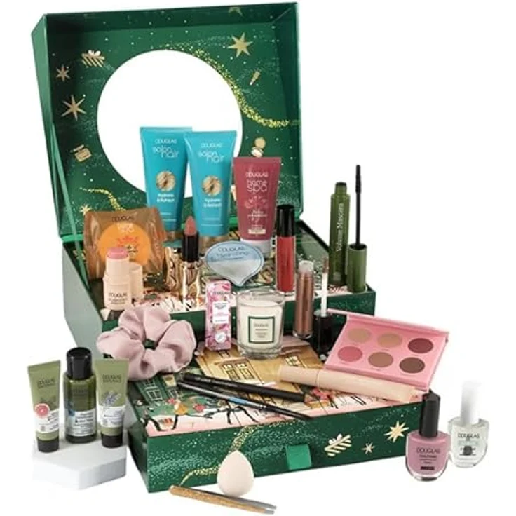 Douglas Luxury Adventskalender COLLECTION PFLEGE, MAKE-UP & DUFT, 24-tlg mit innovativen Beauty-Produkten und edlem Design – Bild 2