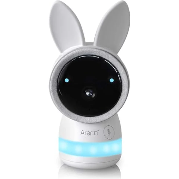 ARENTI AINanny - 2K UHD Video-Babyphone mit 12,7 cm (5“) LCD-Bildschirm, Schwenk- und Neigefunktion mit Auto-Tracking, Nachtlichtfunktion und Melodien – Bild 2