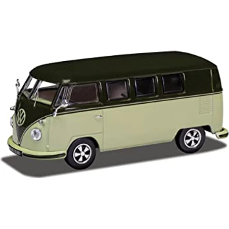 Corgi Volkswagen Campervan Typ 2 (T1), Modellfahrzeug im Maßstab 1:43, Grün/Grün (Palm Green/Sand Green), limitierte Auflage mit Zertifikat – Bild 2
