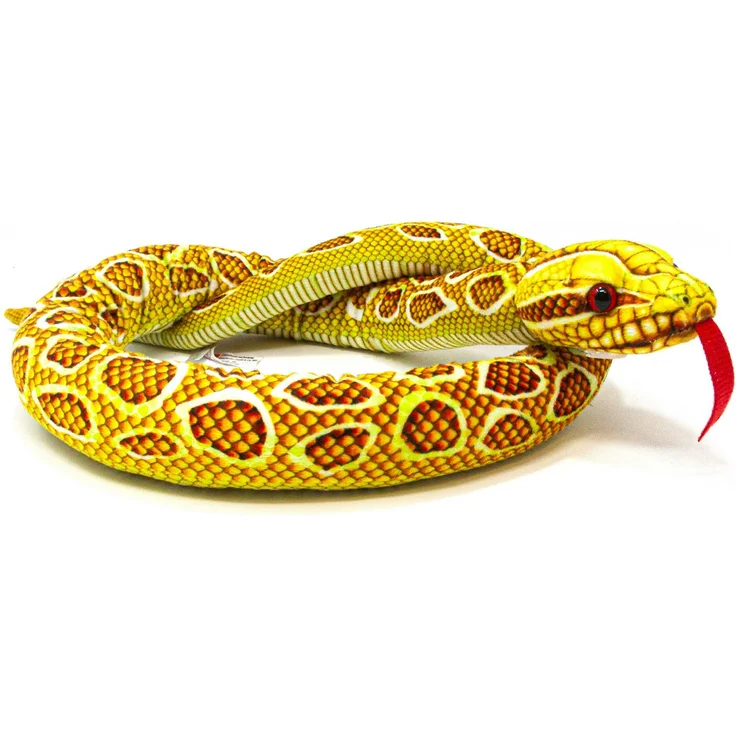 Cornelißen Goldpython Kuscheltier, 100 cm, extrem weich und liebevoll gestaltet