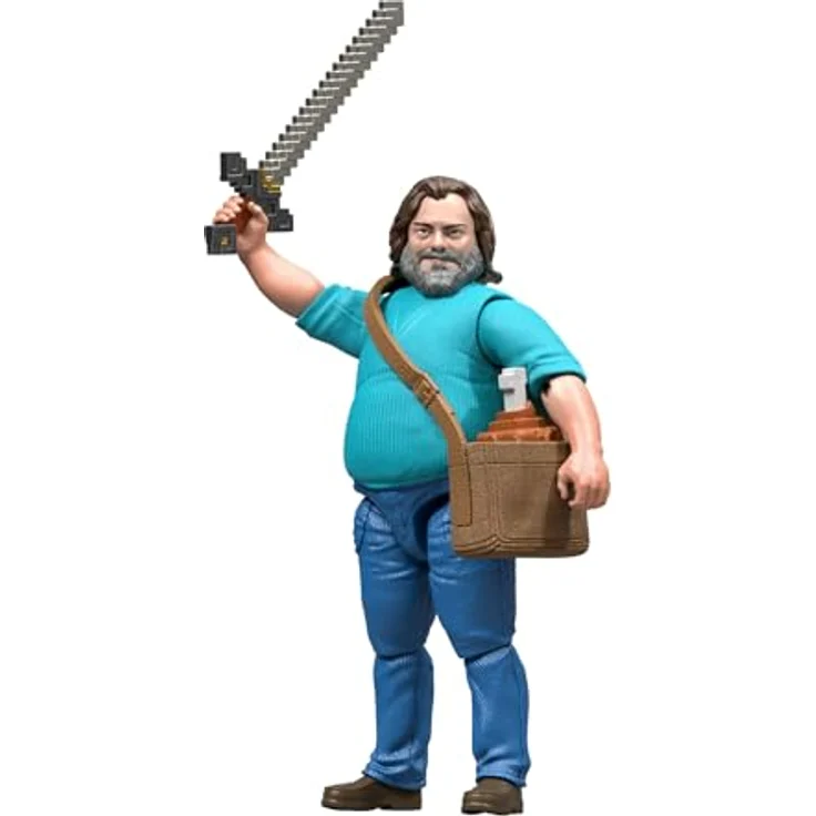Mattel® Actionfigur Minecraft Steve, beweglich mit charakteristischem Zubehör, Set für Fans ab 6 Jahren – Bild 6