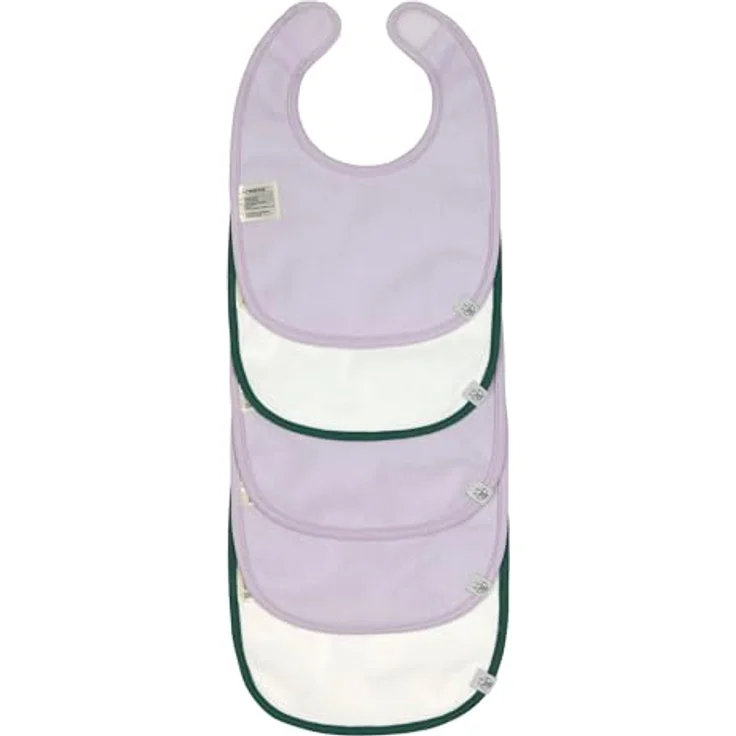 LÄSSIG Baby Kleinkind Lätzchen Set (5 St.) Klettverschluss Baumwolle wasserdicht/ Value Pack Bib Happy Rascals Heart – Bild 2