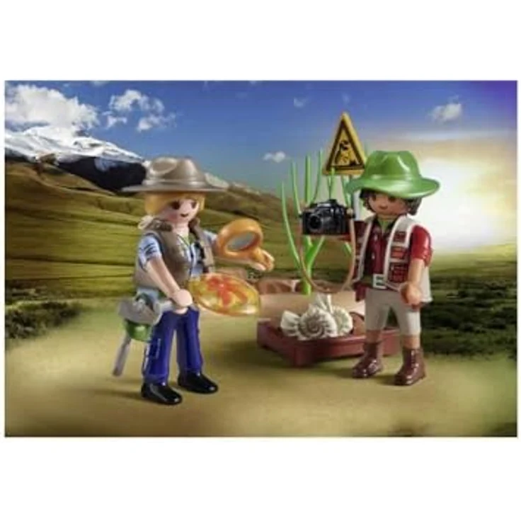 PLAYMOBIL 71805 Forscher und paläontologische Fundstätte mit Fossilien, Mein Leben, Dinos, 41 Teile, Ab 4 Jahren – Bild 4
