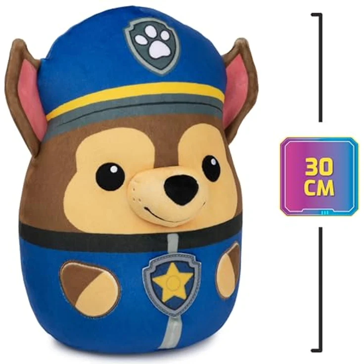 GUND PAW Patrol Trend Squishy Chase, 30 cm - hochwertiges Plüschtier und Kuschelkissen in einem, Geschenk für Kinder ab 1 Jahr – Bild 2