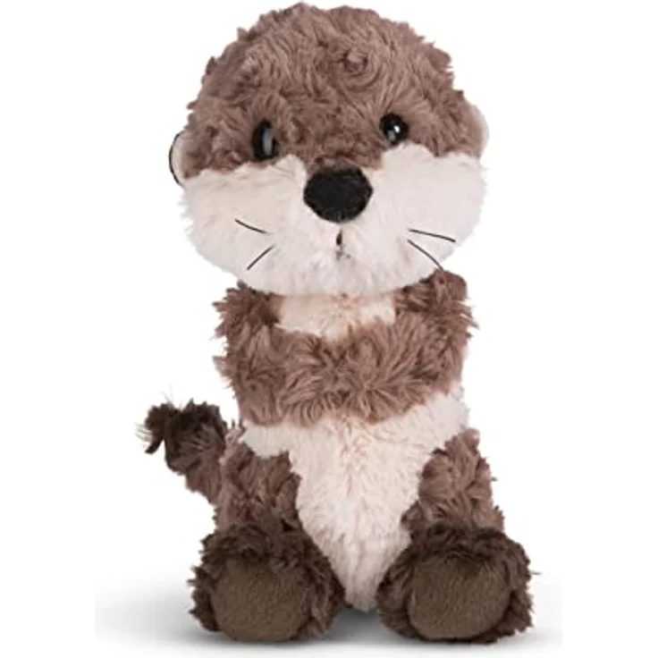 NICI 49153 Kuscheltier Otter Oda 25cm grau schlenkernd-Nachhaltiges Stofftier aus weichem Plüsch, niedliches Plüschtier zum Kuscheln und Spielen, für Kinder & Erwachsene, tolle Geschenkidee – Bild 1
