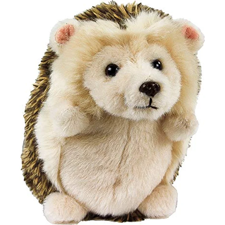 Teddys Rothenburg Kuscheltier Igel sitzend braun 14 cm Plüschigel – Bild 1